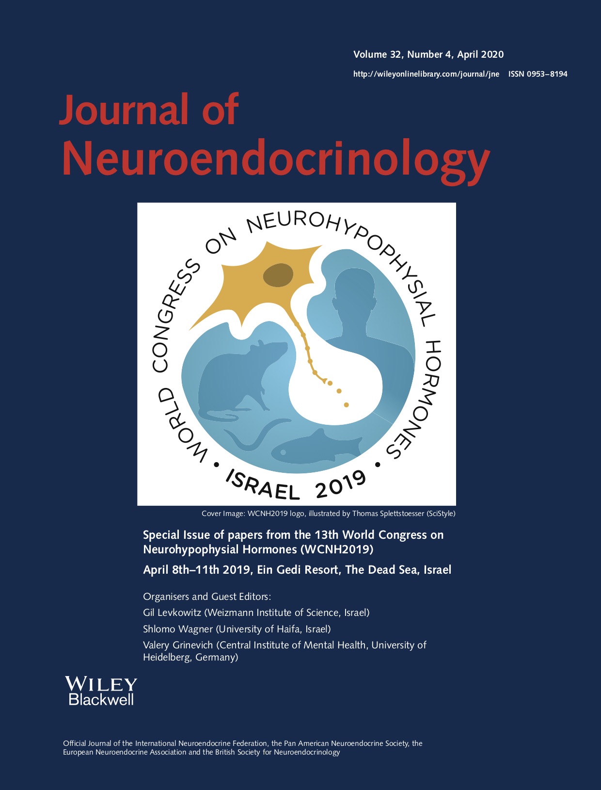Special Issue: 13th World Congress on Neurohypophysial Hormones Edited by  Gil Levkowitz Shlomo Wagner Valery Grinevich.